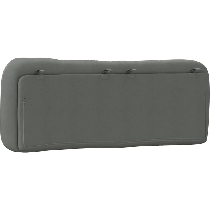 vidaXL Kopfteil-Kissen Dunkelgrau 120 cm Stoff 374562 – Bild 7