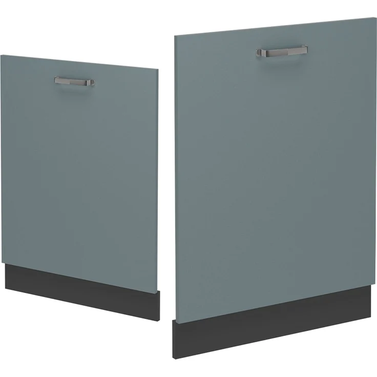 Geschirrspülblende R-Line Blau-Grau 60 cm ohne Arbeitsplatte Vicco – Bild 4