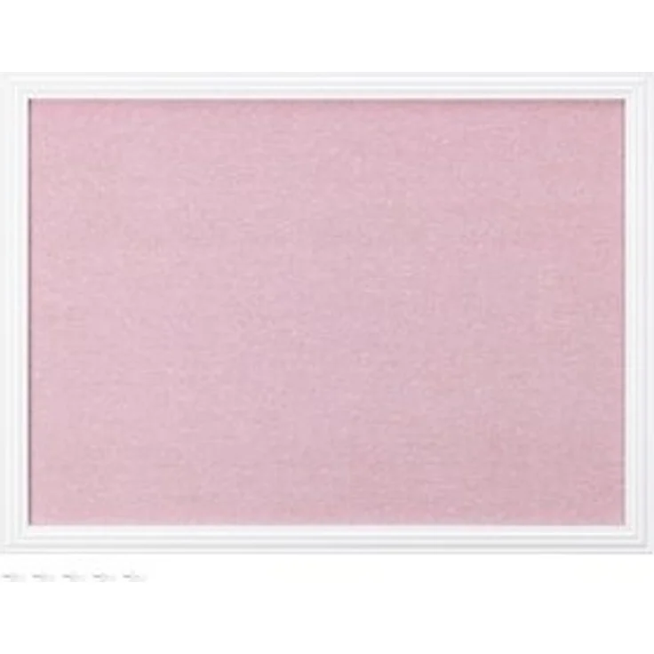 Navaris Memoboard Memoboard mit Leinenoberfläche - Memoboard 58x43 cm Leinen - Weiß Rosa, (1-tlg) – Bild 6