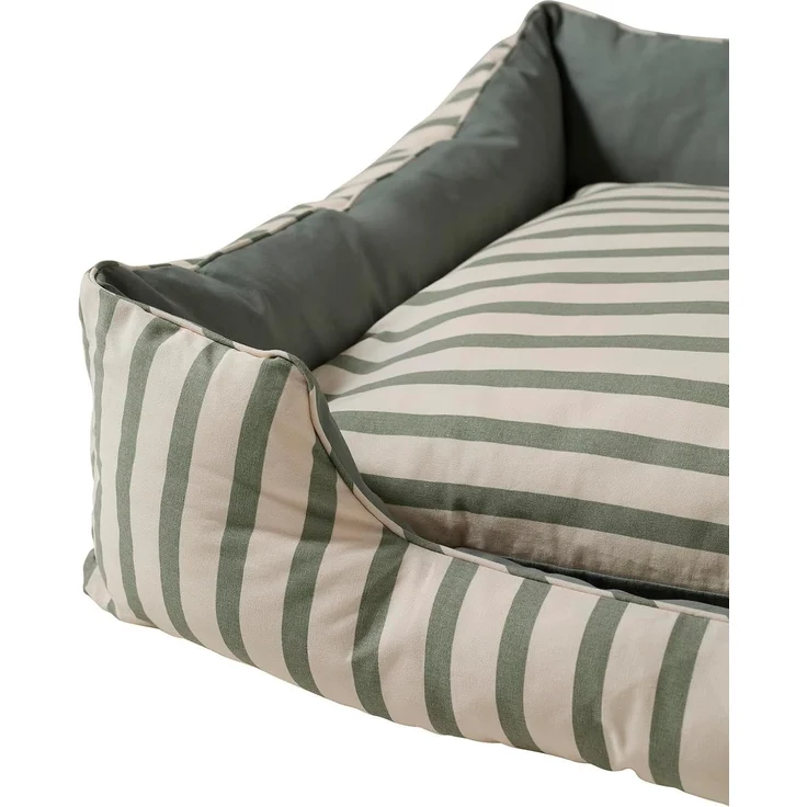 vertbaudet Tierkorb Hundebett mit Wendekissen aus Baumwollstoff – Bild 4
