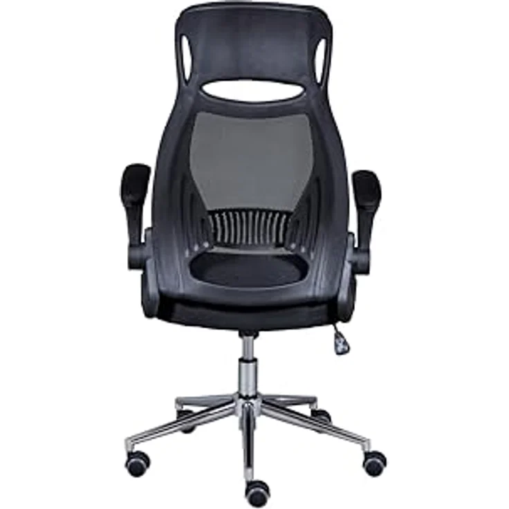 MID.YOU Drehstuhl „Mid.you“, Schwarz, Textil, verstellbar, 68-65x114-122 cm, ideal für Arbeitszimmer – Bild 4