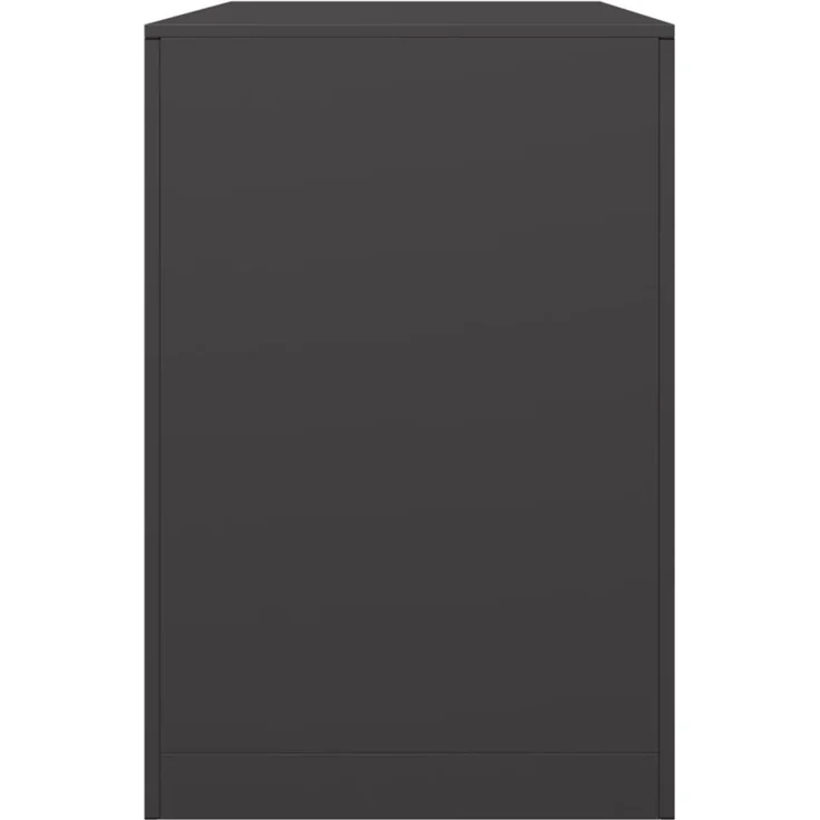 vidaXL Brennholzregal Schwarz 100x40x60 cm Stahl 850982 – Bild 4