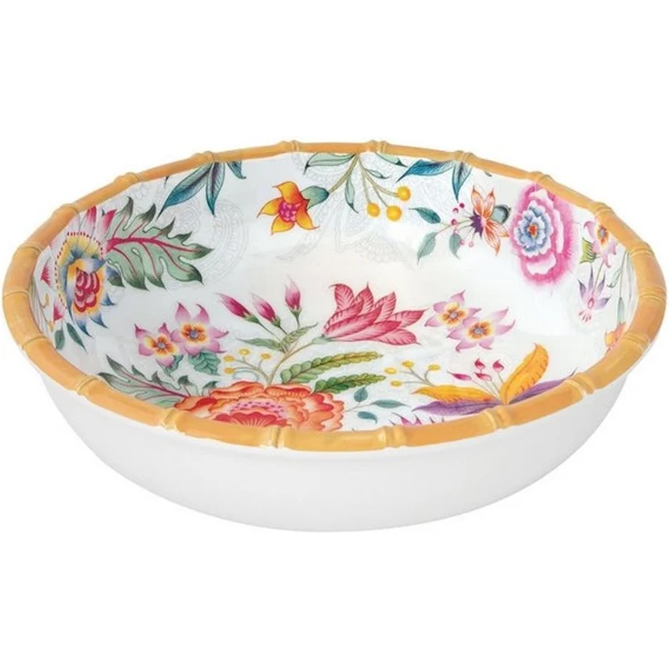 EasyLife Suppenteller Osaka, Spülmaschinengeeignet, Mehrfarbig, Blumen, H: 5.5cm – Bild 2