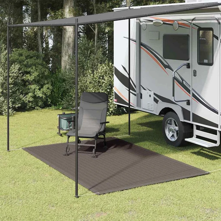 vidaXL Zeltteppich 250 x 300 cm Anthrazit 91260 – Bild 1