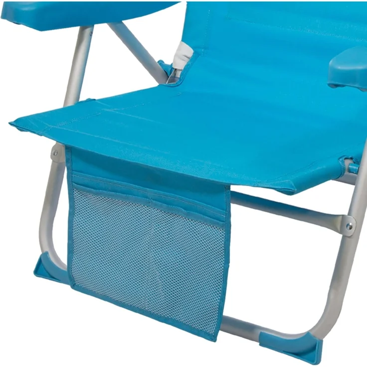 AKTIVE 2er-Pack Multipositions-Klappstühle für Strand, Garten, Terrasse oder Camping, 5 Positionen, 49 x 58 x 80 cm, Sitzhöhe 27 cm, Kippschutz, Tragkraft 100 kg, Mit Tragegriffen (85469) – Bild 7