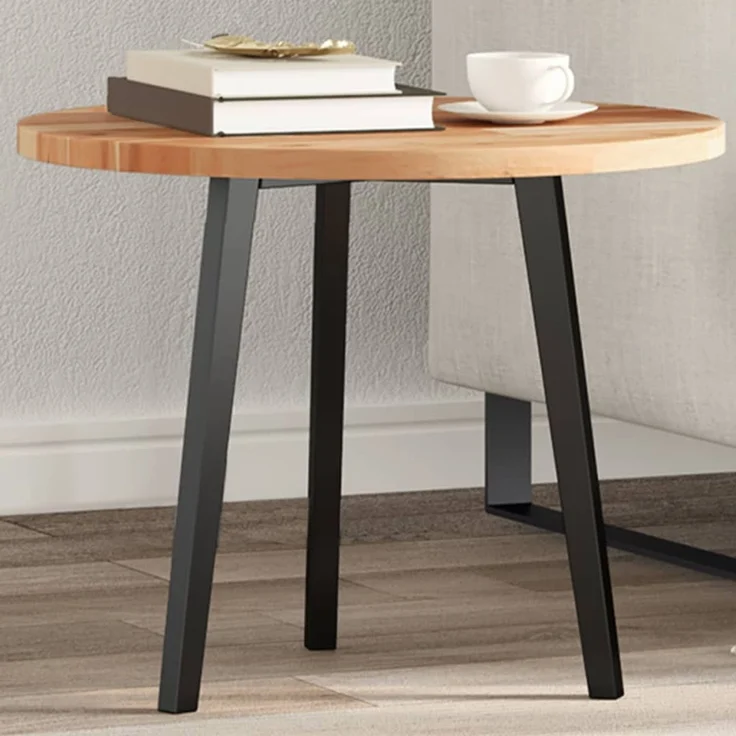vidaXL Tischplatte Rund Ø50x2 cm Massivholz Akazie 4008695 – Bild 1