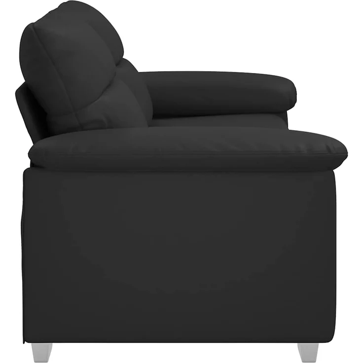 vidaXL 2-Sitzer-Sofa Schwarz 180x81x84 cm Kunstleder 4105343 – Bild 4