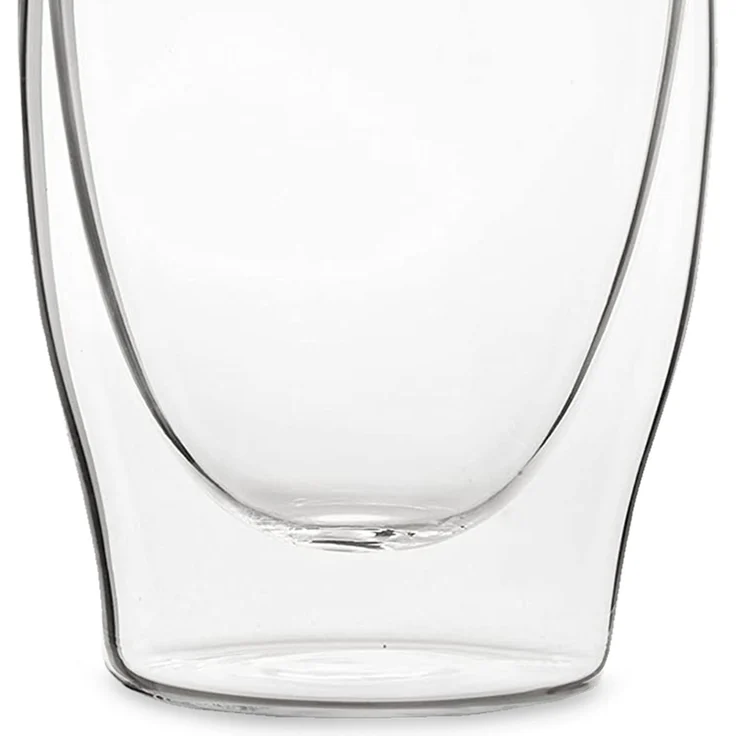 DUOS doppelwandiges Glas 80 ml Thermofunktion inkl. Edelstahl-Löffel Transparent – Bild 6