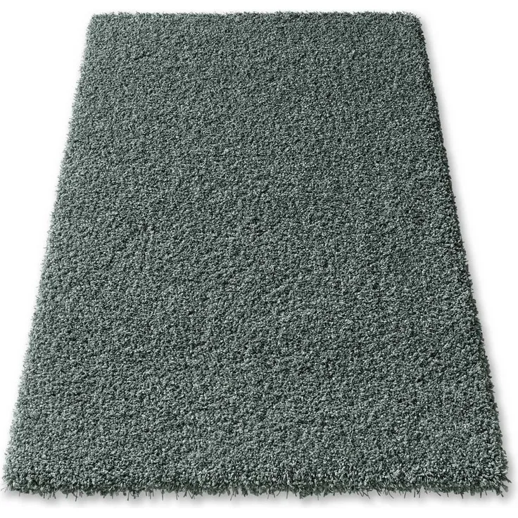 TaraCarpet Langflor-Teppich Ragolle Twilight, rechteckig, Höhe: 60 mm, Shaggy Hochflorteppich grün Wohnzimmer Schlafzimmer 065x130