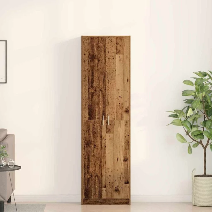vidaXL Kleiderschrank Altholz 55 x 25 x 189 cm 3334015 – Bild 1