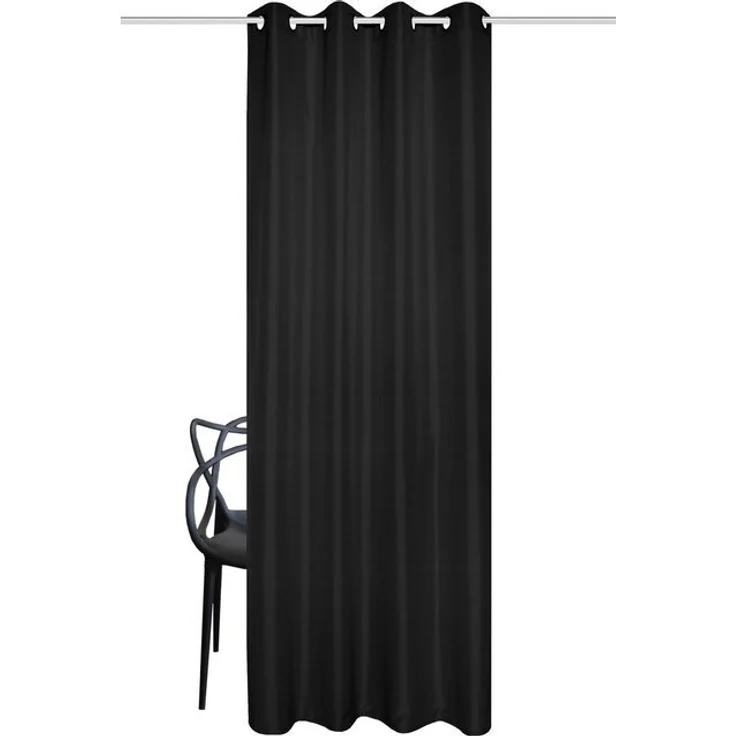 Home Basics Atlantik 235 x 140 cm 1x Fertigschal Schwarz – Bild 4