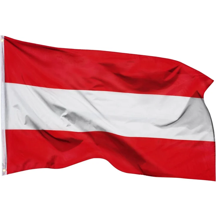 Aricona Österreich Flagge 90x150 cm - wetterbeständige Fahne mit Messingösen, 100% Polyester, robuste Doppelnaht & in lebendigen Farben - ideal für Flaggen-Liebhaber