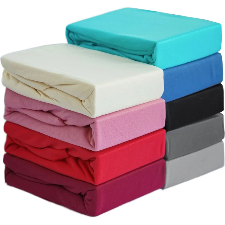 Thermofleece Spannbettlaken 90-100 x 200 cm + 30 cm mit Rundumgummizug - 125 gsm Rosa – Bild 9
