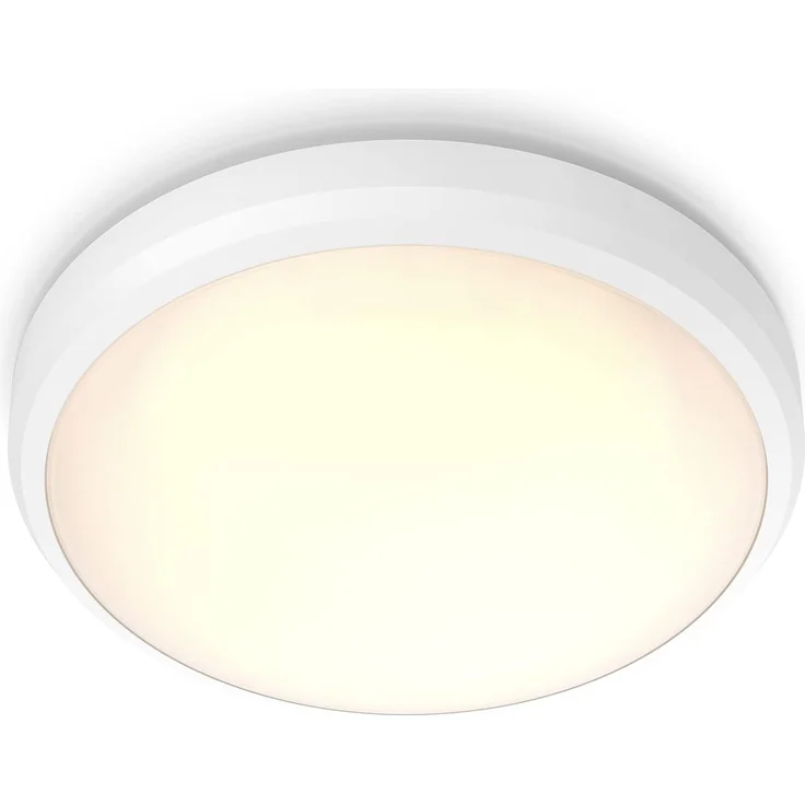 Philips my Garden LED Doris Deckenleuchte Doris, 6W, warmweißes Licht 2700K, IP54 Schutzklasse, Weiß