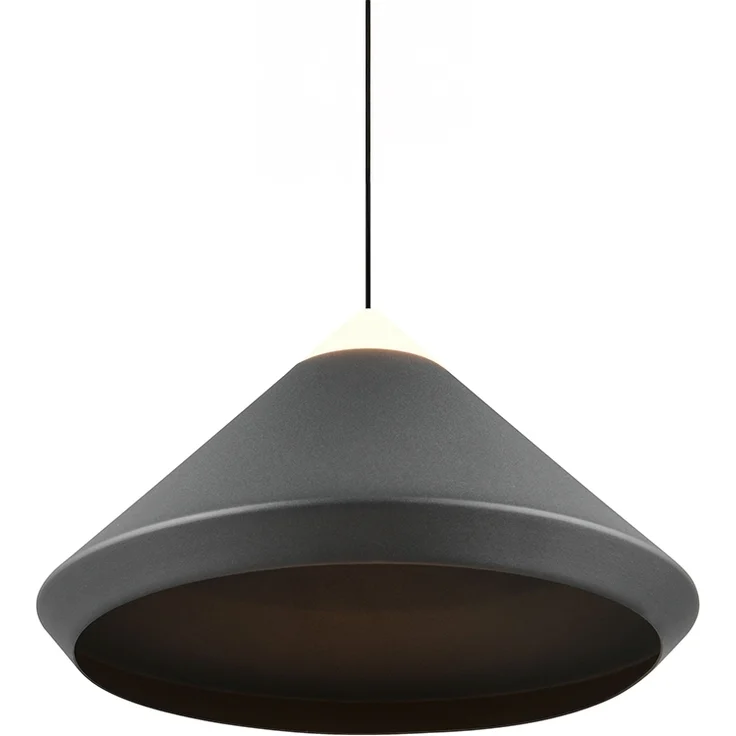 LED Pendelleuchte LAGUNA 1-flammig, höhenverstellbar, Schwarz Ø 30cm – Bild 8