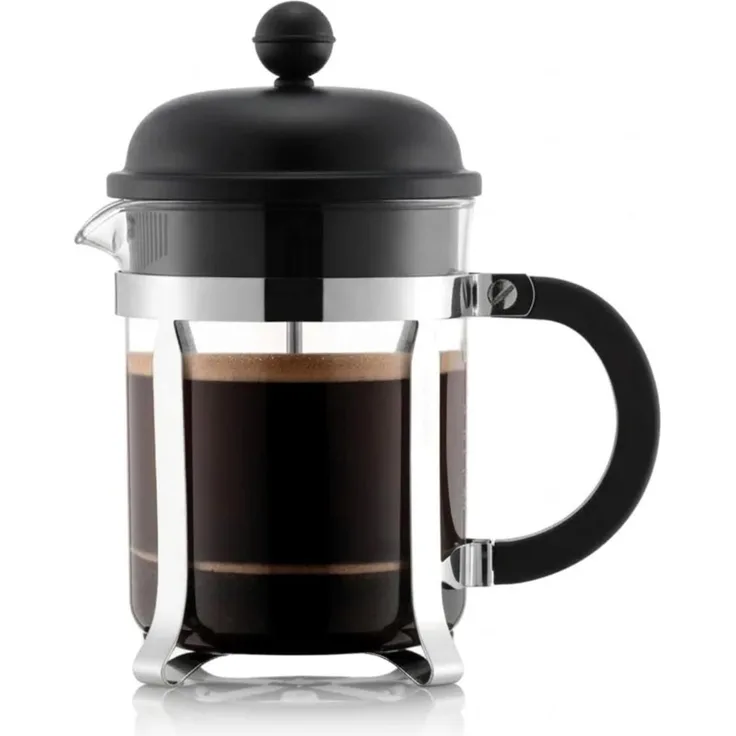 Bodum Kaffeebereiter 4 Tassen 0.5l Caffettiera Black&Chrome