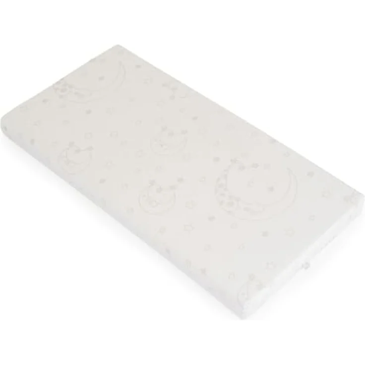Moni Babybett-Martratze Snooze 140 x 70 x 10cm Reißverschluss waschbar ab Geburt weiß – Bild 2