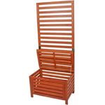 Sichtschutz Gartenbank Truhe Garten Bank Sitzbank Balkon Sichtschutz Staufach