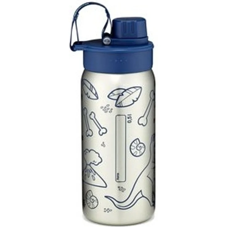 Ergobag Trinkflasche Edelstahl blau – Bild 6