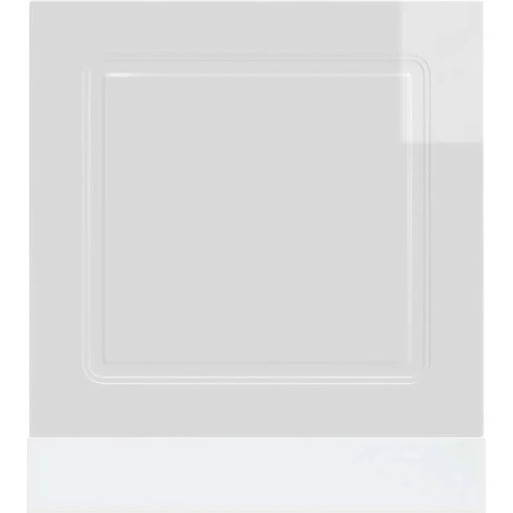 vidaXL Geschirrspülerblende Kalmar Hochglanz-Weiß 60x1,5x57 cm 853659 – Bild 4