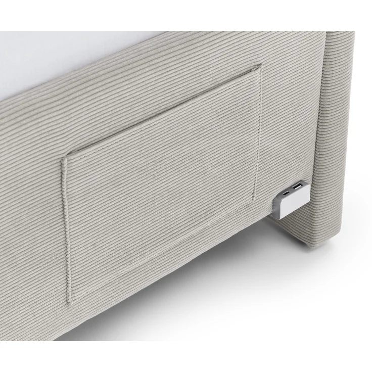 Polsterliege >Cool< Liegefläche 90x200cm, Scala Beige, Stellmaß: 100x90x210cm (BxHxT) – Bild 5