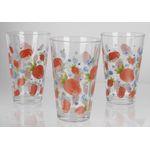 12x Gläserset 3er 300ml Glas Becher Longdrink Cocktail Getränke Geschirr Trinken