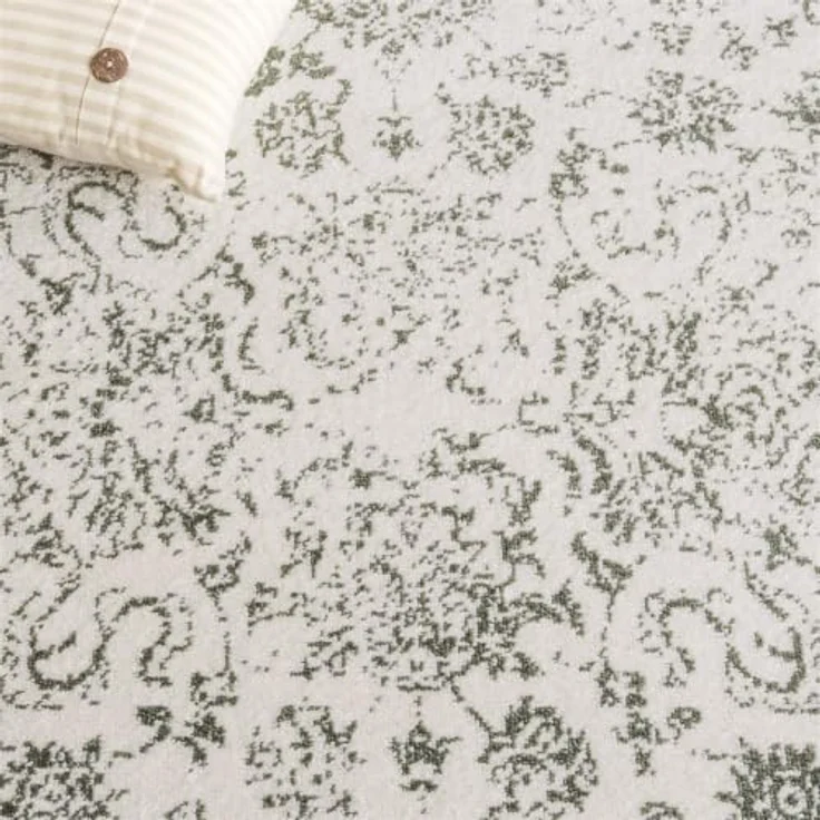 Safavieh Akzent-Teppich 91x152 cm - Adirondack Collection - Transitional Design, Elfenbein & Dunkelgrün, Pflegeleichte Synthetikmischung, Ideal für Wohnzimmer, Schlafzimmer, Büro – Bild 4