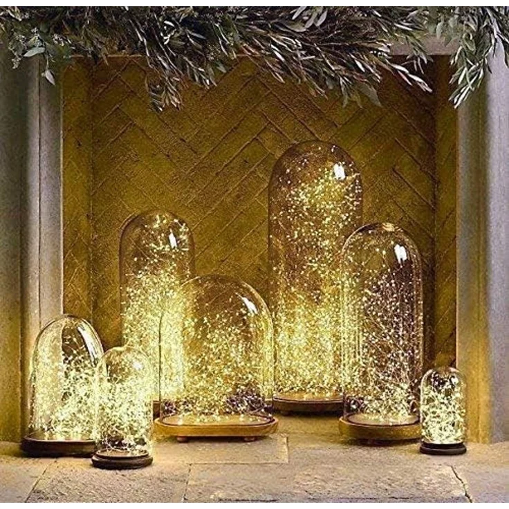 SALCAR LED Lichterkette Draht, 2 Stück 10m 100 LEDs USB Kupferdraht Lichterkette – Bild 4