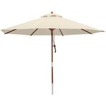 anndora-sonnenschirm Sonnenschirm 3 Meter rund Gartenschirm, Höhe verstellbar - wasserabweisende Beschichtung - leichte Montage