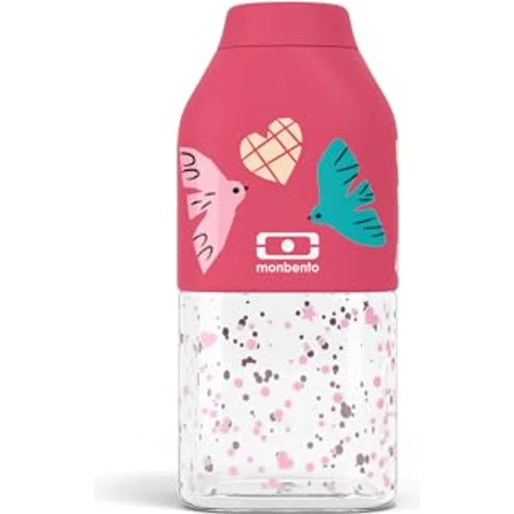PEUGEOT Trinkflasche BIRDS DH 6x14 cm pink – Bild 2