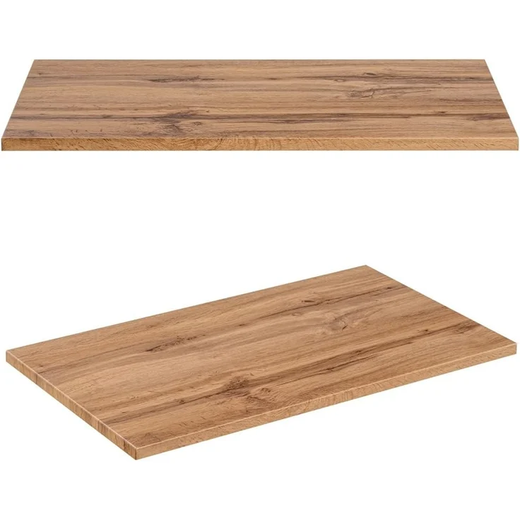 Waschtisch mit Regal und Aufsatzwaschbecken XANTEN-56 in anthrazit mit Eiche Nb. schwarz gerillt, B/H/T: ca. 80,6/74,2/46,5 cm – Bild 5