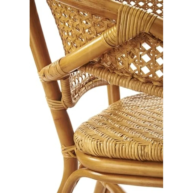 Kobolo Rattanstuhl Stuhl Sessel -NIMES- mit Wiener Geflecht (aus Rattan) – Bild 2
