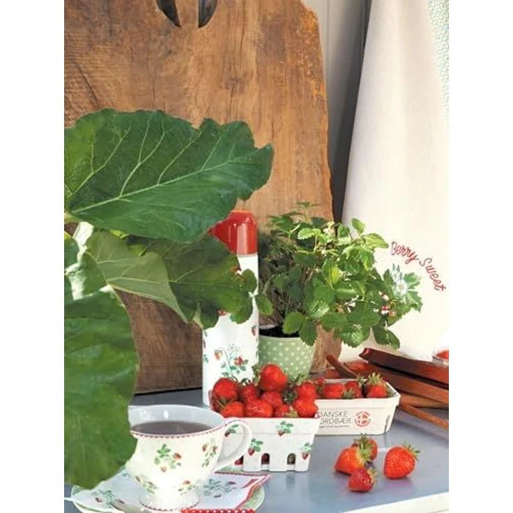 Greengate Tasse Berry Teetasse white 0,4l, Steingut – Bild 7