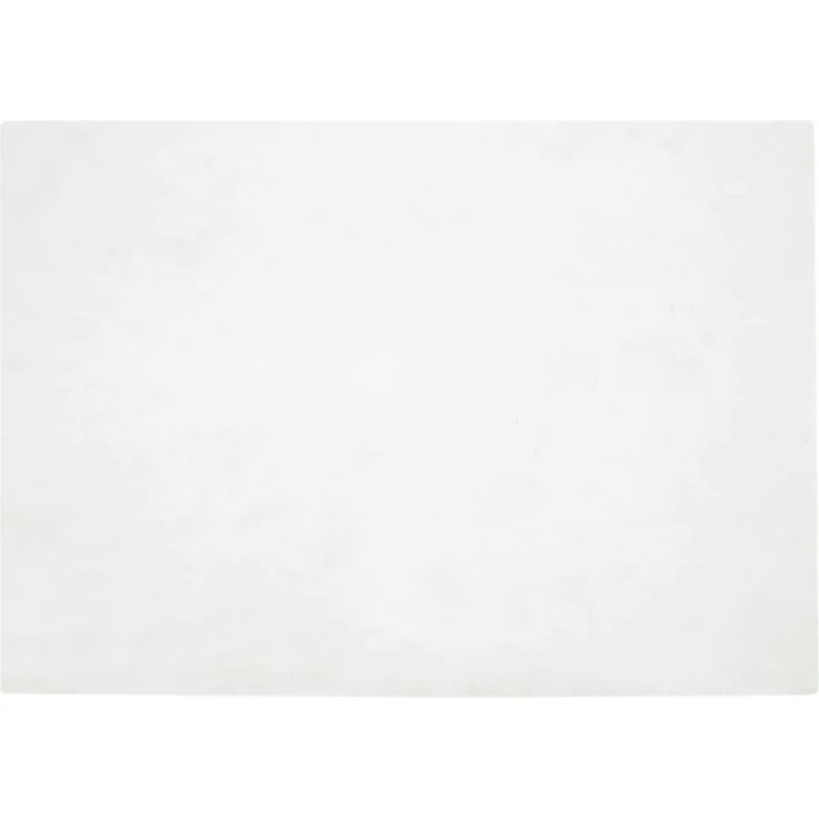 vidaXL Rutschfester Kunstfellteppich Olite Weiß 120 x 170 cm Polyester 42021614 – Bild 1