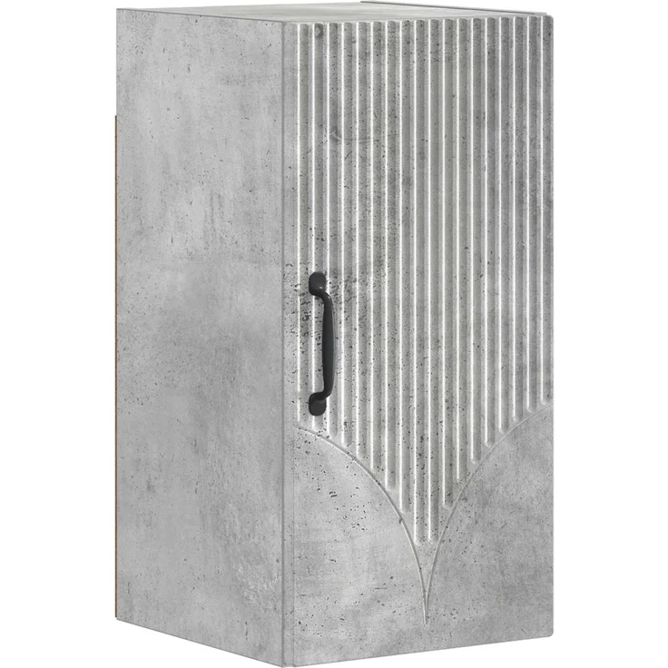 vidaXL 4-teiliges Badezimmer-Schrank-Set HOORN Betongrau Holzwerkstoff 3417957 – Bild 3
