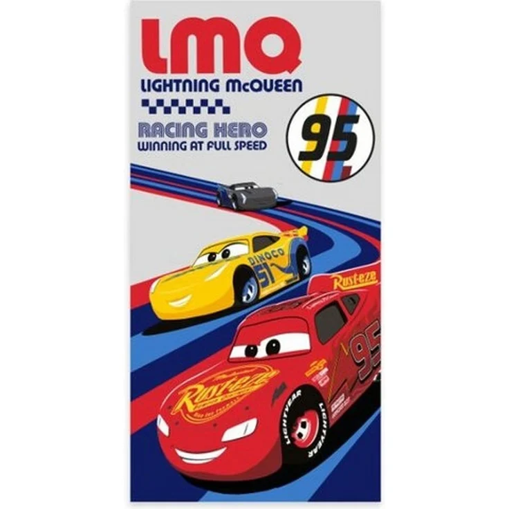 Disney Badetücher Disney Cars Badetuch 60x120cm – Full Speed Strandtuch, 100% Baumwolle (1-St)