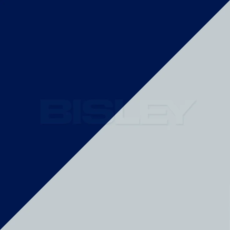 Bisley 'Universal' Flügeltürenschrank, Oxfordblau / Lichtgrau, 195 x 40 x 60 cm, Garderobeneinsatz – Bild 5