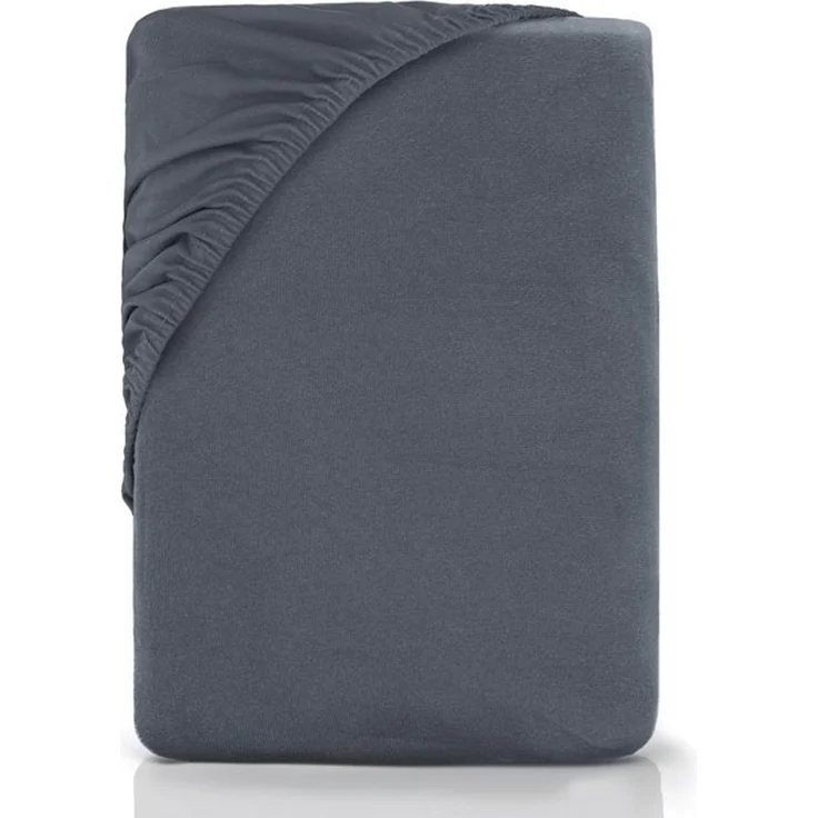 NatureMark Spannbettlaken Gebürstete Mikrofaser, Polyester, Gummizug: rundum, viele Größen und Farben Markenware (90x200 cm, Anthrazit grau) – Bild 4