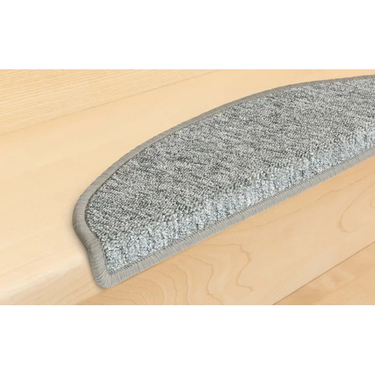Metzker® Stufenmatte Stufenmatten Rambo Kleinformat 55x15x3,5cm Halbrund, halbrund, Höhe: 5 mm, 15 Stück im Set - Grau – Bild 2