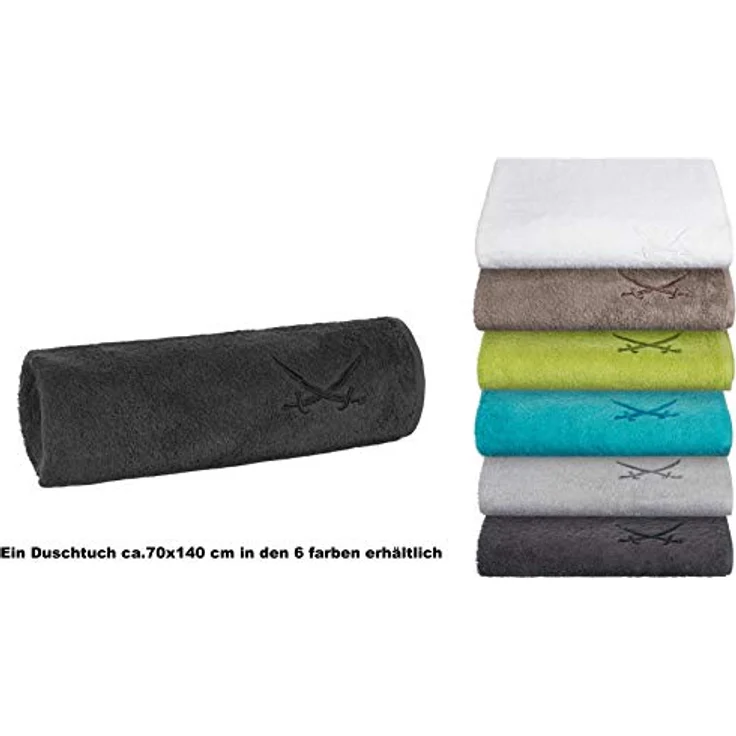 Sansibar Sylt Duschtuch Sansibar Sylt Badetuch Saunatuch Frottier-Serie „Classic“, mit hochwertiger Sansibar Säbel-Stickerei – Bild 7