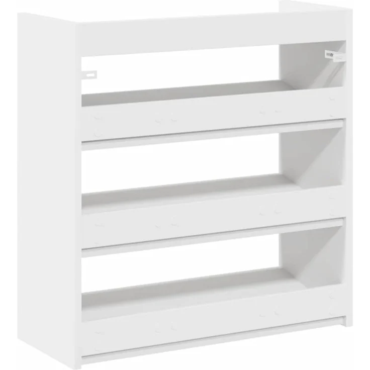 vidaXL Schuhregal Weiß 60x25x62 cm Holzwerkstoff 859887 – Bild 5