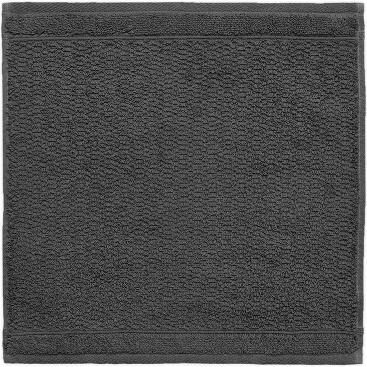 frottana Pearl Seiftuch 30x30 cm aus 100% Baumwolle, graphite