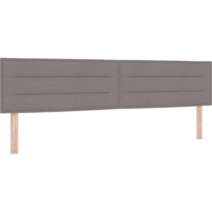 vidaXL Ottoman-Bett mit Matratze und LED Taupe 200 x 200 cm Stoff 3456854 – Bild 5
