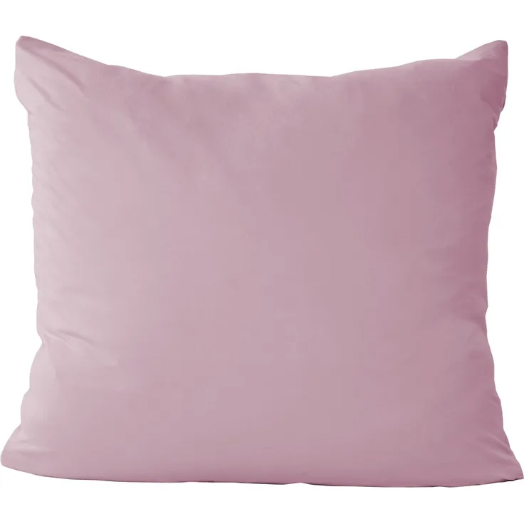 Mako Kissenbezug Feinjersey für Nackenrolle 15 x 40 cm mauve