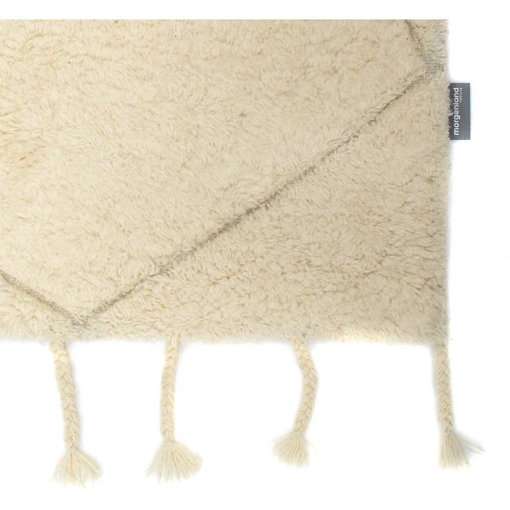 Wollteppich - Berber Whispers 300x80 cm - creme - läufer – Bild 4