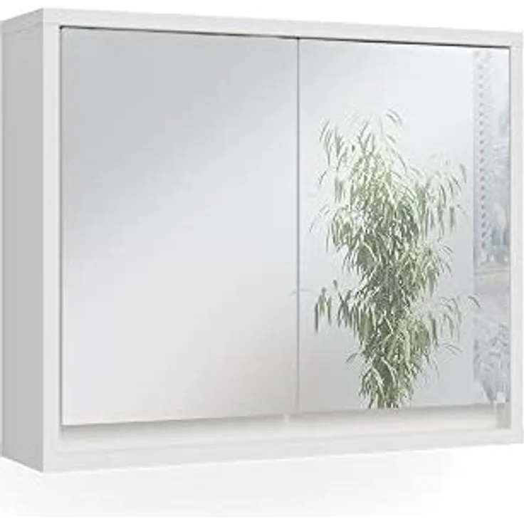 Badspiegelschrank Mila Weiß 55 x 45 cm Vicco