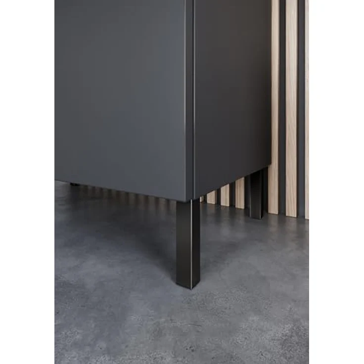 Germania 3-TLG. Bad-Set 9920-547 GW-Arcena, in Graphit, mit Metallfüßen, 109 x 200 x 34 cm (BxHxT) – Bild 12