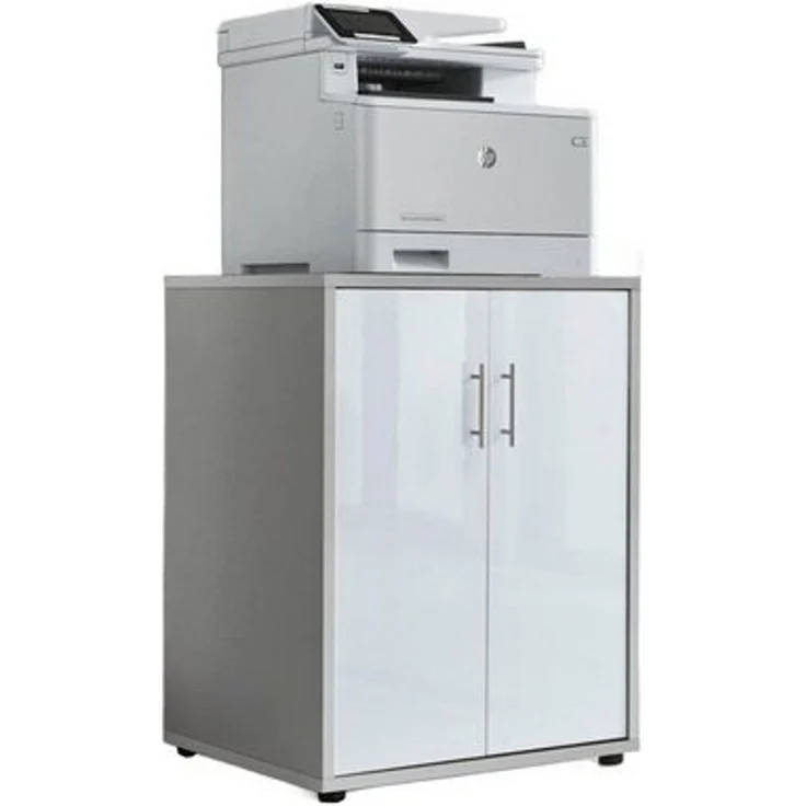 BMG Möbel Aktenschrank Druckerschrank Office Edition (große Oberplatte auch für Office Drucker geeignet) Höhe 74 cm, optimale Ergänzung zu Schreibtischen – Bild 3