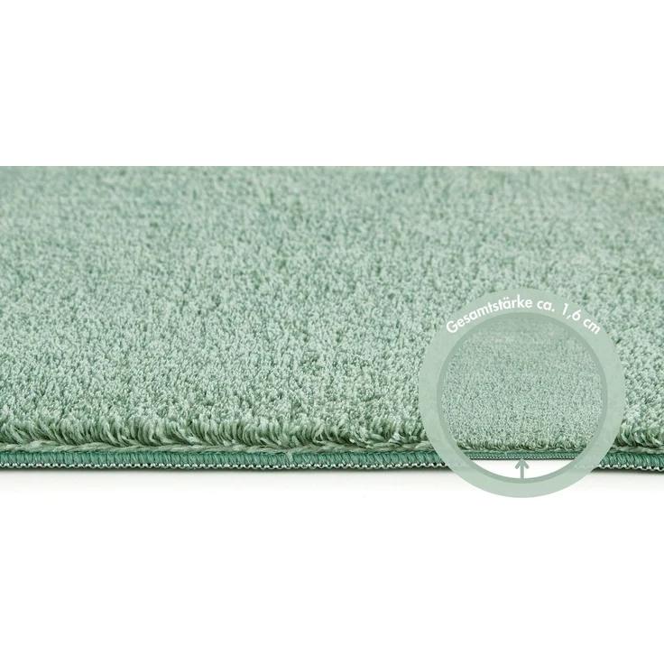 Andiamo Badematte Arezzo, Höhe 16 mm, rutschhemmend beschichtet, fußbodenheizungsgeeignet, schnell trocknend, Polyester, quadratisch, Uni Farben, auch in rund und als 2er Set erhältlich – Bild 2