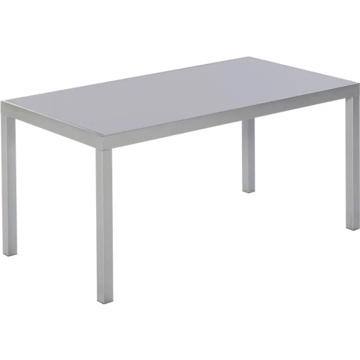Gartentisch,150x90 cm, Aluminium/Glas
